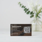 Professioneel Massagetherapie Sjablonen Ontwerp Visitekaartje (Staand voorkant)