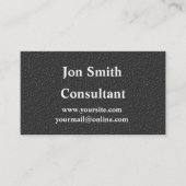 Professioneel matzwart visitekaartje (Voorkant)