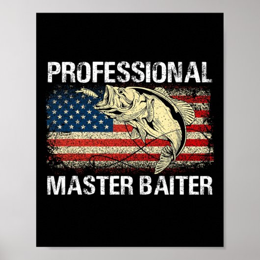 Professioneel Meester Iter Retro Amerikaanse Vlag Poster (Voorkant)