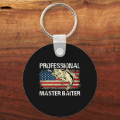 Professioneel Meester Lokker Retro Amerikaanse Vla Sleutelhanger (Voorkant)