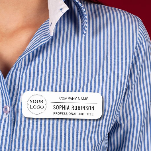 Professioneel merk Corporate Logo Medewerker Naamplaatje