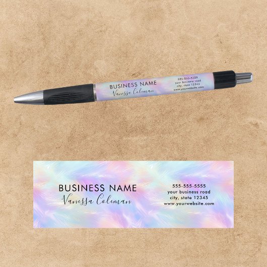 Professioneel Merk Minimaal Script Iridescent Opal Pen