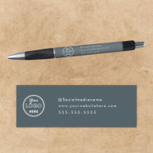 Professioneel Merk Minimalistisch Logo Trendy Navy