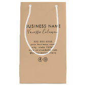 Professioneel Merkminimalisme Script Landelijk Klein Cadeauzakje (Voorkant)