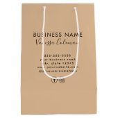 Professioneel Merkminimalisme Script Landelijk Medium Cadeauzakje (Achterkant)