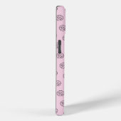 Professioneel Merkpatroon Logo Modern Roze Case-Mate iPhone Case (Achterkant / Rechts)