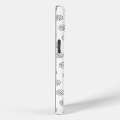 Professioneel Merkpatroon Logo Modern Wit Case-Mate iPhone Case (Achterkant / Rechts)