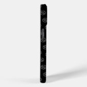 Professioneel Merkpatroon Logo Modern Zwart Case-Mate iPhone Case (Achterkant / Rechts)