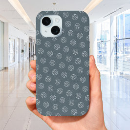 Professioneel Merkpatroon Logo Moderne Marine iPhone 15 Case