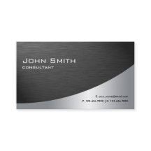 Professioneel metaal Elegant Modern Plain Black