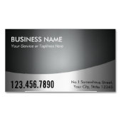 Professioneel metaal Modern Magnetisch Visitekaartje (Voorkant)