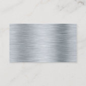 Professioneel metaal Modern Visitekaartje (Achterkant)