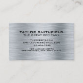 Professioneel metaal Modern Visitekaartje (Voorkant)