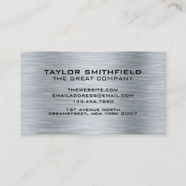 Professioneel metaal Modern Visitekaartje