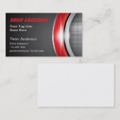 Professioneel metaal van het Masculinaire Chrome Visitekaartje (Voorkant / Achterkant)