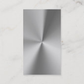 Professioneel metaal visitekaartje (Achterkant)