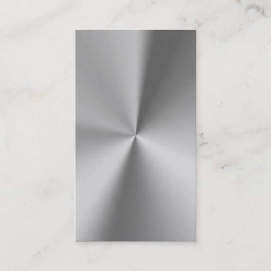 Professioneel metaal visitekaartje (Voorkant)