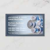 Professioneel metaalbewerkingsbedrijf visitekaartje (Voorkant)