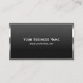 Professioneel metaalformaat Industriële Visitekaartje (Voorkant)