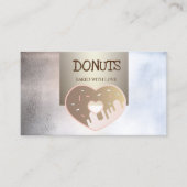 Professioneel, Metalen, Donuts, Bakkerij Visitekaartje (Voorkant)