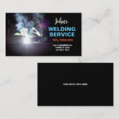 Professioneel metalen lassen en fabricage visitekaartje (Voorkant / Achterkant)