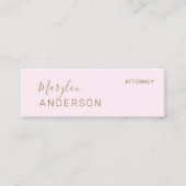 Professioneel - mini visitekaartje (Voorkant)