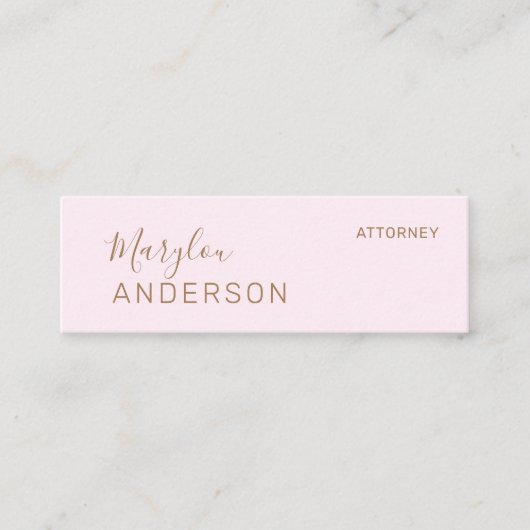 Professioneel - mini visitekaartje (Voorkant)