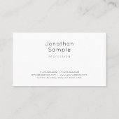 Professioneel, minimaal elegant grafisch ontwerp visitekaartje (Achterkant)