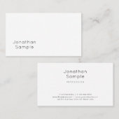 Professioneel, minimaal elegant grafisch ontwerp visitekaartje (Voorkant / Achterkant)