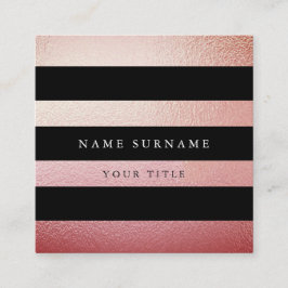 Professioneel minimaal Gold Square Visitekaartje