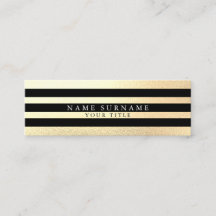 Professioneel minimaal Gold-Visitekaartje