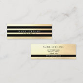 Professioneel minimaal Gold-Visitekaartje Mini Visitekaartje (Voorkant / Achterkant)