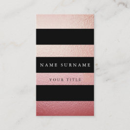 Professioneel minimaal goud - Verticaal Visitekaar Visitekaartje