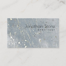 Professioneel, minimaal grijs en wit beton visitekaartje