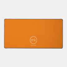 Professioneel Minimaal Monogram Sinaasappel Oranje