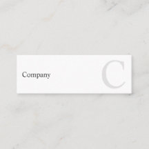 Professioneel minimaal standaard zwart-wit Visitek