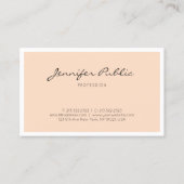 Professioneel, minimaal vormend design visitekaartje (Voorkant)