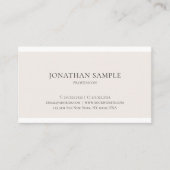 Professioneel, minimaal vormend design visitekaartje (Voorkant)