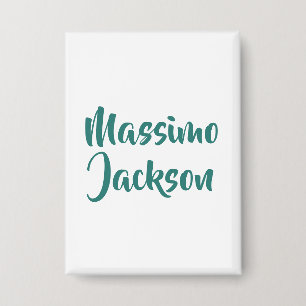 Professioneel Minimalistisch Aangepaste Naam Button