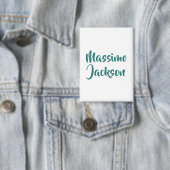 Professioneel Minimalistisch Aangepaste Naam Button (Insitu)