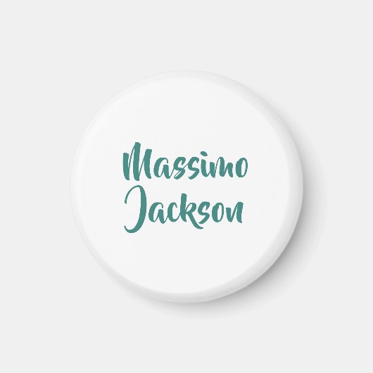 Professioneel Minimalistisch Aangepaste Naam Magneet (Voorkant)