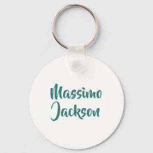 Professioneel Minimalistisch Aangepaste Naam Sleutelhanger