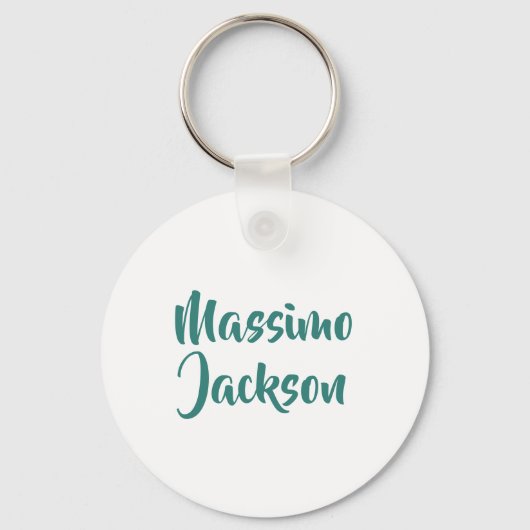 Professioneel Minimalistisch Aangepaste Naam Sleutelhanger (Voorkant)