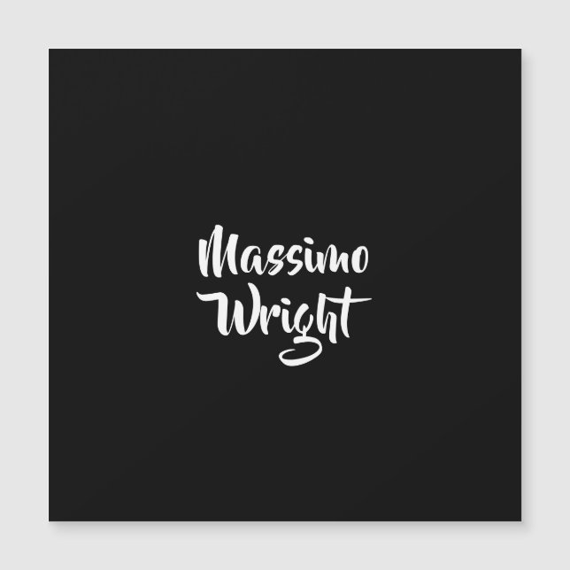 Professioneel Minimalistisch Aanpasbare Naam (Voorkant)