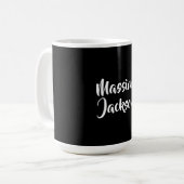 Professioneel Minimalistisch Aanpasbare Naam Koffiemok (Voorkant links)