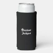 Professioneel Minimalistisch Aanpasbare Naam Seltzer Blikjeskoeler (Seltzer Voorkant)