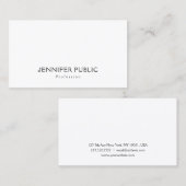 Professioneel, minimalistisch design, geavanceerd visitekaartje (Voorkant / Achterkant)