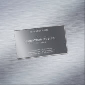 Professioneel minimalistisch design Modern Elegant Magnetisch Visitekaartje (Voorbeeld)