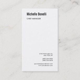 Professioneel Minimalistisch Eenvoudig Modern Visitekaartje