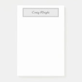 Professioneel, minimalistisch, klassiek handschrif post-it® notes (Voorkant)